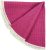 Retro pink plastic round tablecloth