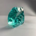 Vintage Swedish glass sculpture, paperweight - Hovmantorp Sweden r. Strand -