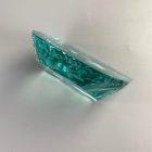 Vintage svéd üveg szobor, levélnehezék - Hovmantrop Sweden r. Strand -