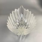 Retro fruit bowl with palm leaves
