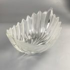 Retro fruit bowl with palm leaves