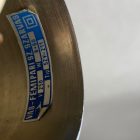 Ritka nagyméretű Szarvasi retro,mid üveg-fém mennyezeti csillár - 8 karos -