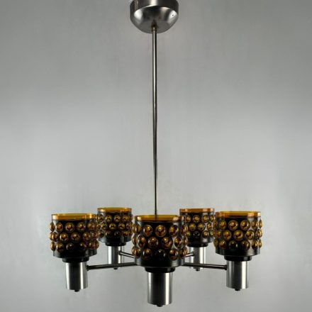 Finn mid-century mennyezeti csillár - Oy Li - Lindström - Focus - 1960