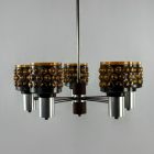 Finn mid-century mennyezeti csillár - Oy Li - Lindström - Focus - 1960