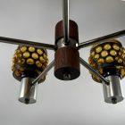 Finn mid-century mennyezeti csillár - Oy Li - Lindström - Focus - 1960