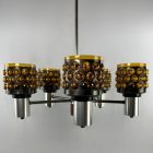 Finn mid-century mennyezeti csillár - Oy Li - Lindström - Focus - 1960