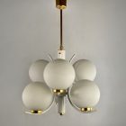  Szarvasi Szputnyik Space Age Ceiling Lamp - white, gold - 