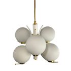  Szarvasi Szputnyik Space Age Ceiling Lamp - white, gold - 