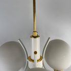  Szarvasi Szputnyik Space Age Ceiling Lamp - white, gold - 