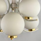 Szarvasi Szputnyik Space Age Ceiling Lamp - white, gold - 