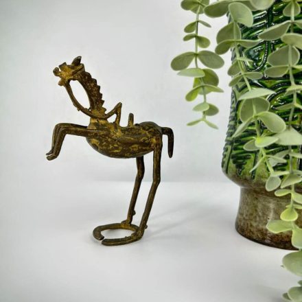Mid century bronz ló szobor
