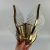 Venini glass palm wall arm, 70s, Hollywood Regency