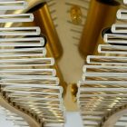 Venini glass palm wall arm, 70s, Hollywood Regency