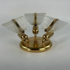 Venini palm glass wall lamp, 70s, Hollywood Regency - 3 -