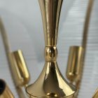 Venini üvegpálma mennyezeti csillár, 70-es évek, Hollywood Regency