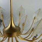 La Murrina vágott üvegleveles mennyezeti csillár