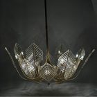 La Murrina vágott üvegleveles mennyezeti csillár