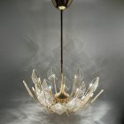 La Murrina vágott üvegleveles mennyezeti csillár