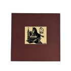 Balázs Jr. - 1968 - BUÉK - Linocut - The bar pianist's horse -