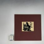 Balázs Jr. - 1968 - BUÉK - Linocut - The bar pianist's horse -