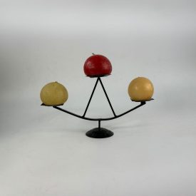 Retro iron candle holder