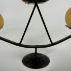 Retro vas 3-as gyertyatartó