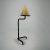 Retro black iron geometric candle holder