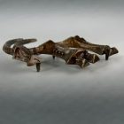 Brutalist Bronze Wall Aries Ornamentation Designed by Zoltan Pap - MCM