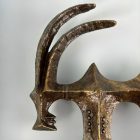 Brutalist Bronze Wall Aries Ornamentation Designed by Zoltan Pap - MCM