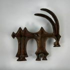 Brutalist Bronze Wall Aries Ornamentation Designed by Zoltan Pap - MCM