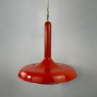 Nádai Tibor fém mennyezeti lámpa Narancs-fehér