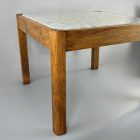 Felújított márványtetős mid-century dohányzóasztal - Iparművészeti Vállalat -