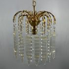 Olasz Hollywood regency réz-üveg csillár