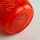 Muranoi  "Örvénylő korall " üveg váza