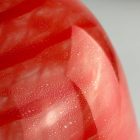 Muranoi  "Örvénylő korall " üveg váza