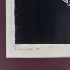 Ifj. Balázs - 1973 - Páva és Ló - linómetszet -