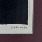 Ifj. Balázs - 1973 - Páva és Ló - linómetszet -