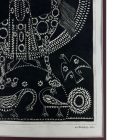 1973 - Peacock and Horse - linocut - by Balázs Ifj. 
