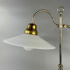 Banklámpa tejüveg búrával -1940/50