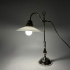 Banklámpa tejüveg búrával -1940/50