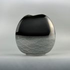 Mid-century black-gray vase by Idea studio