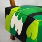 Egyedi, felújított art deco fotel – Zöld hullámzás