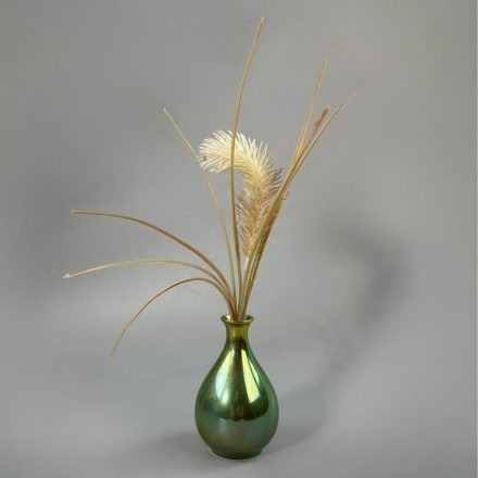 Small eosin vase by Zsolnay