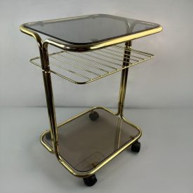 Rolling party car with smoked glass