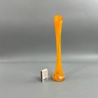 Kisslinger narancssárga egyszál-virág kristály narancssárga váza