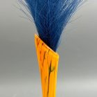 Kisslinger narancssárga egyszál-virág kristály narancssárga váza