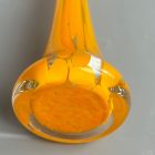 Kisslinger narancssárga egyszál-virág kristály narancssárga váza