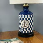 Vintage sailor table ceramic lamp