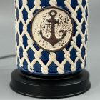 Vintage sailor table ceramic lamp