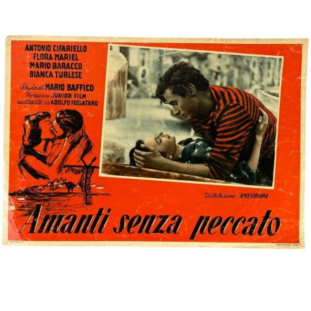 Amanti senza peccato - eredeti olasz poszter, plakát - 1953